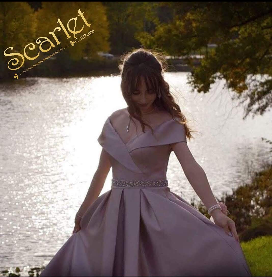 Off Shoulder فستان أنيق جدا موديل